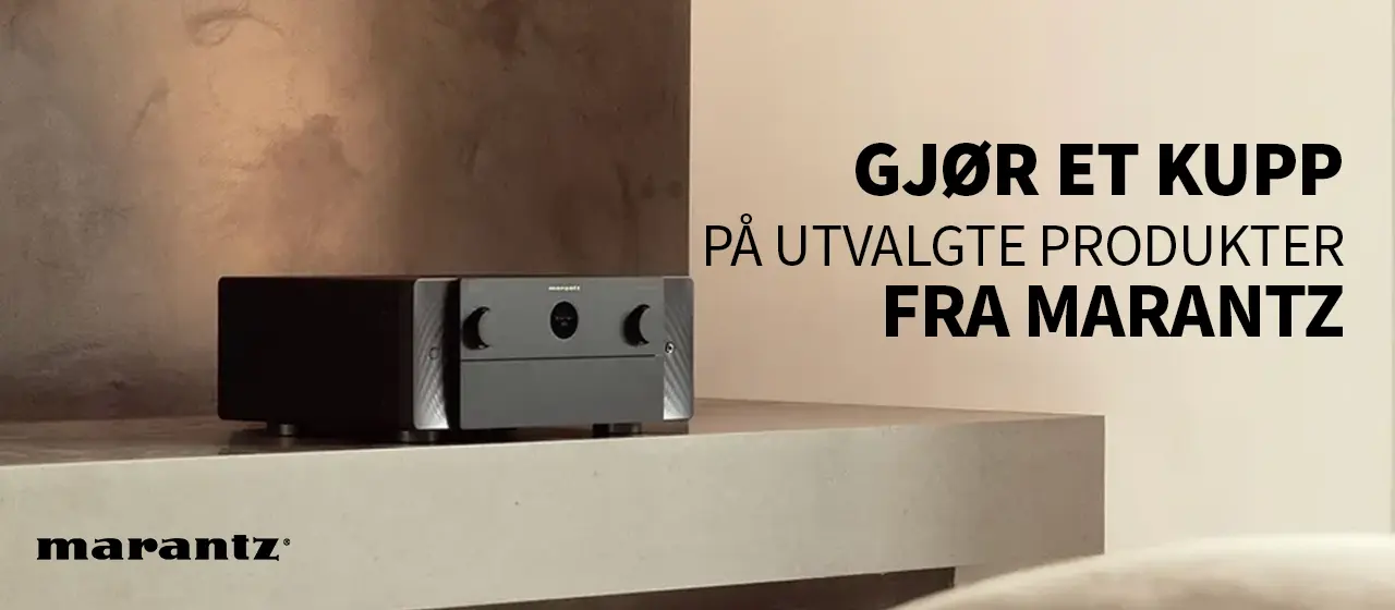Gjør et kupp på Marantz banner